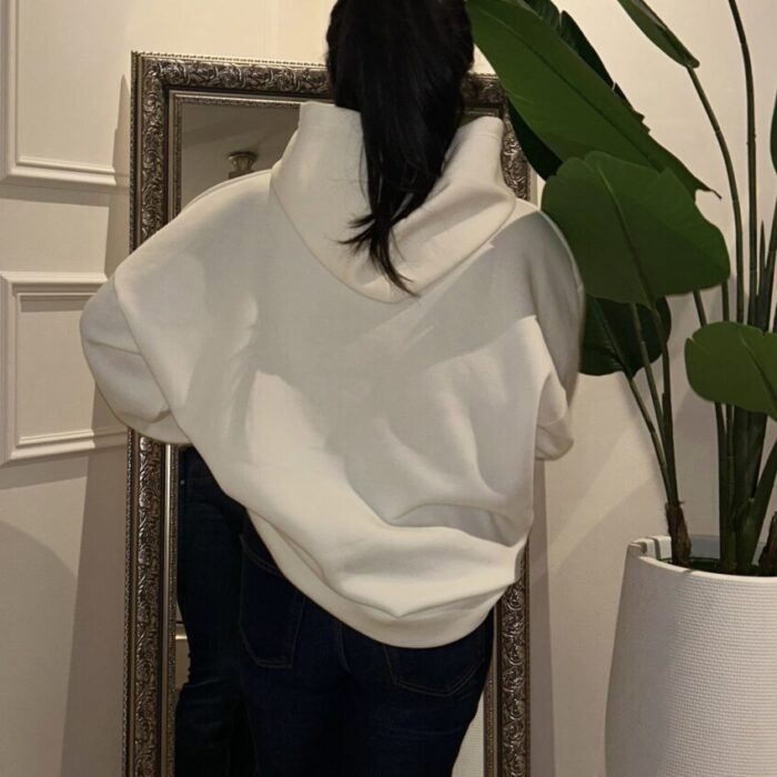 Ivory Fleece Hoodie